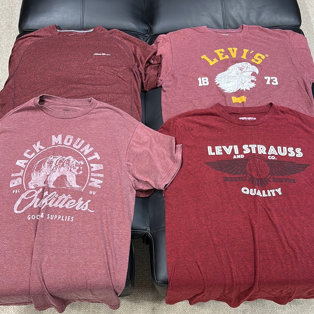 Lot of 4 Medium Men’s Outdoors Shirts
